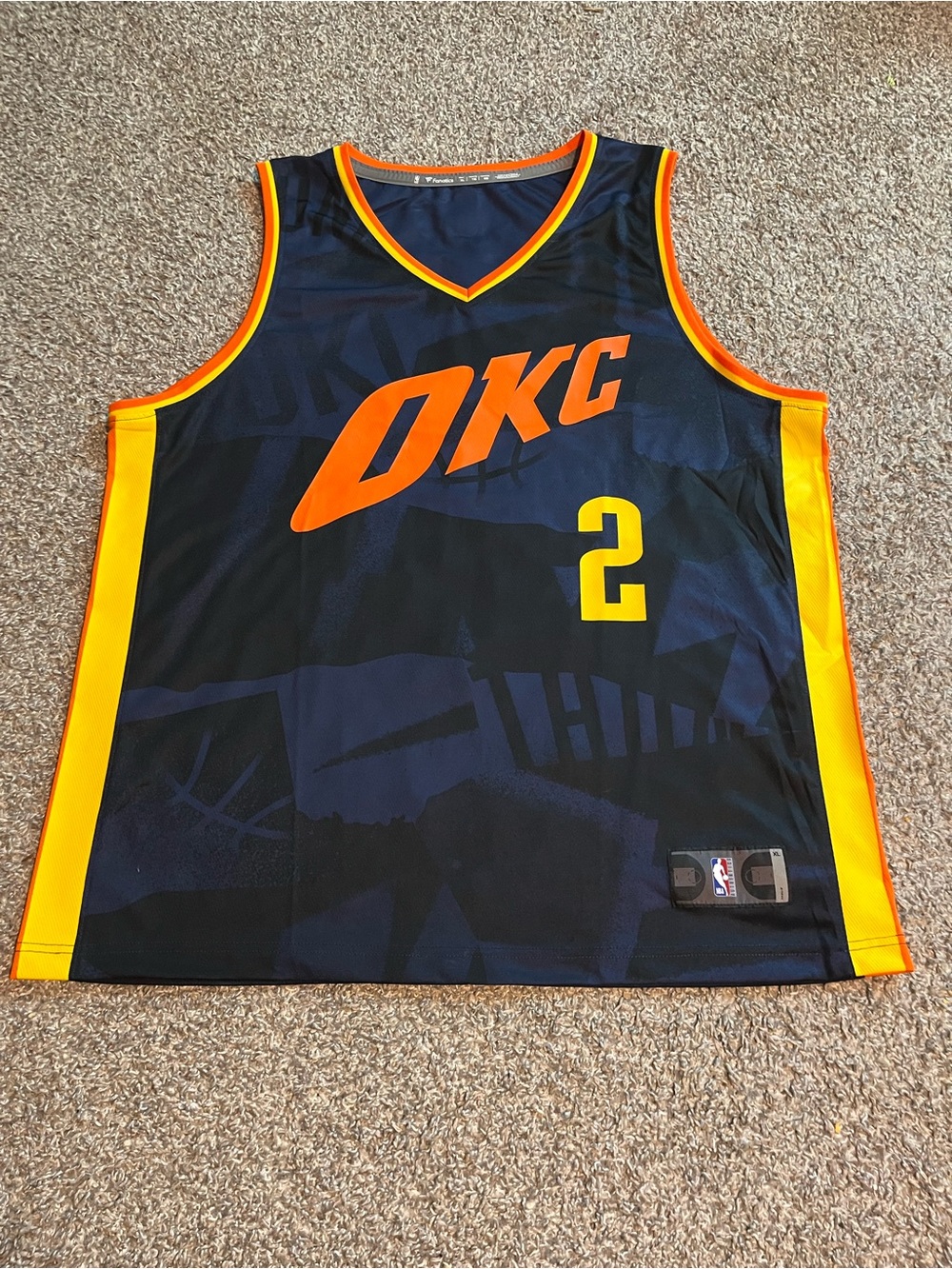 NBA Fanatics OKC 2023-24 City Edition Shai Gilgeous-Alexander Jersey Men’s XL